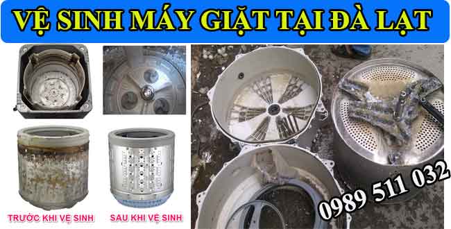vệ sinh máy giặt đà lạt