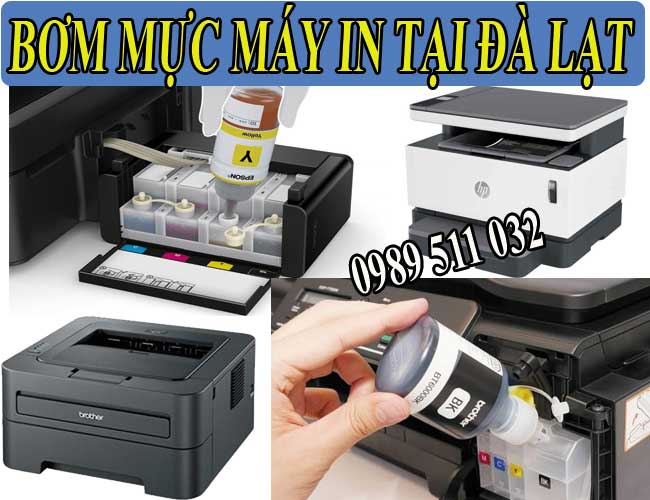 bơm mực máy in đà lạt