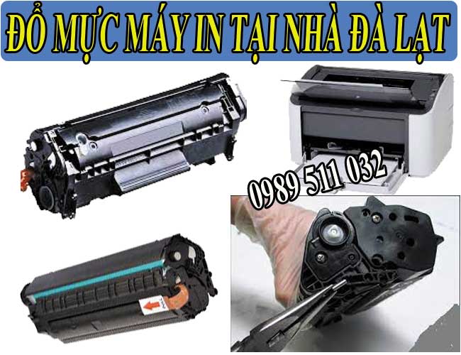 đổ mực máy in tại nhà đà lạt