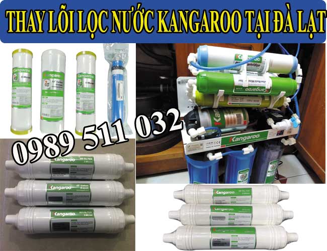 thay lõi lọc nước kangaroo đà lạt