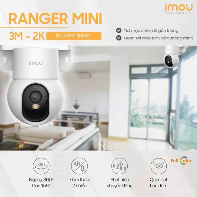 camera imou k2mp 3mp đà lạt